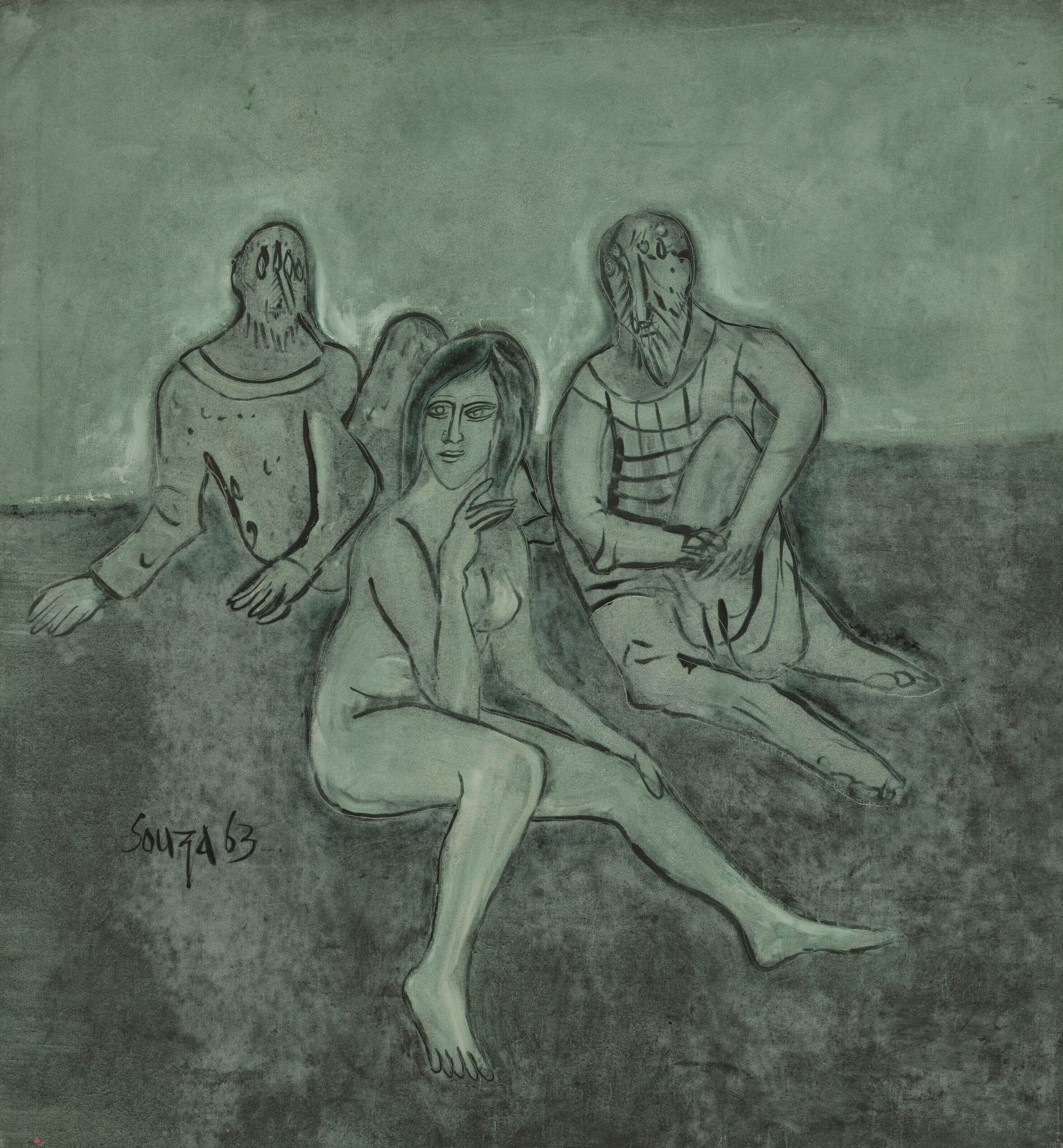 Girl with Two Men